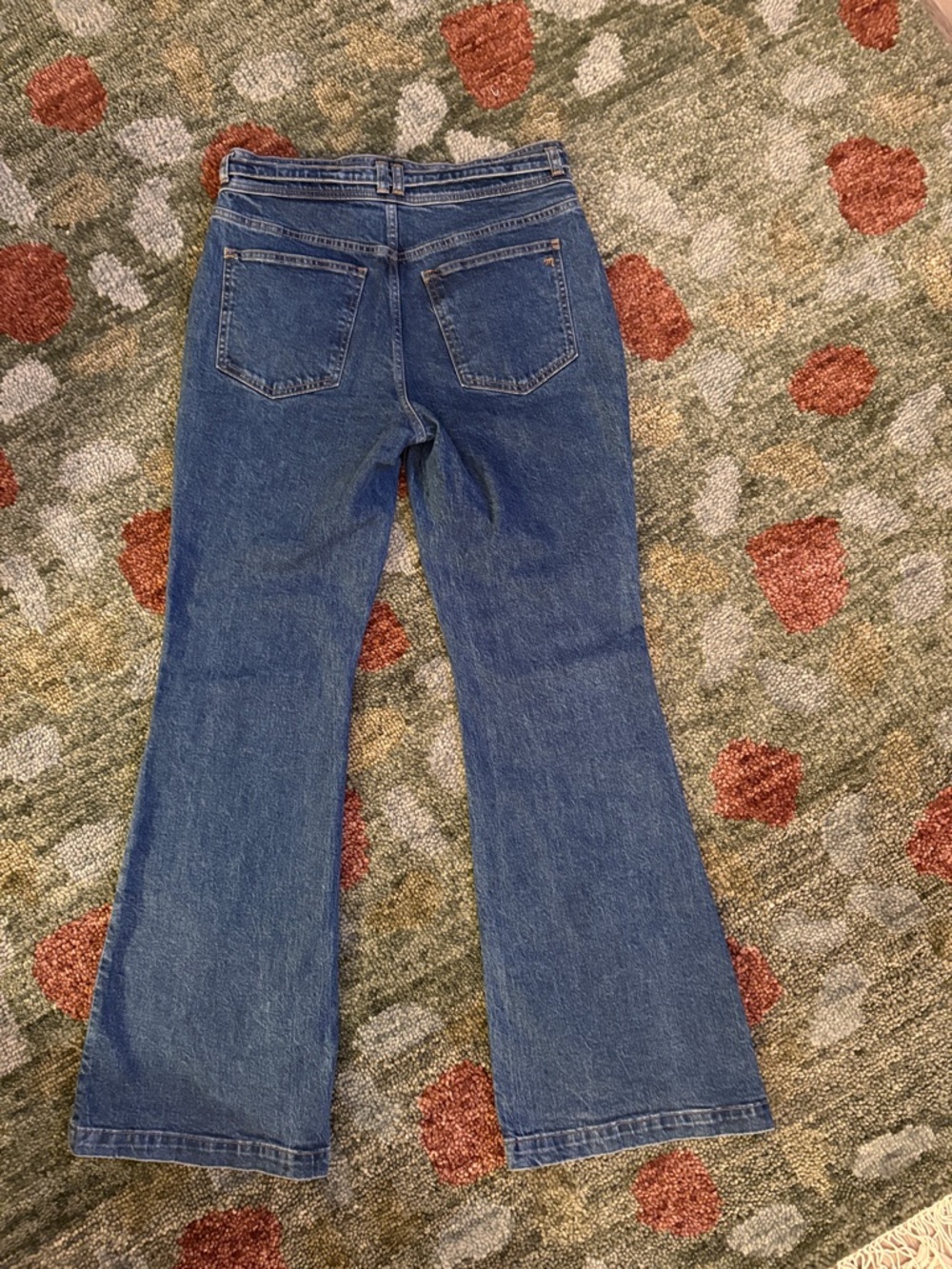 MADEWELL JEANS WOMENS 28 BLUE THE PERFECT VINTAGE FLARE JEAN LIKE NEW - Picture 7 of 16